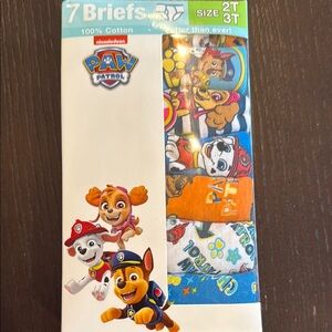 NWT Paw Patrol Toddler Boys Cotton Briefs!